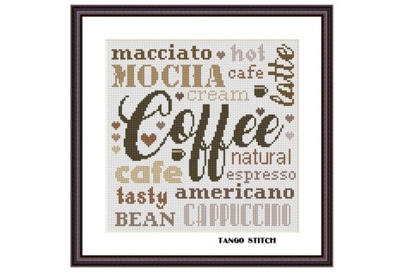 Coffee Kitchen Cross Stitch Pattern Review